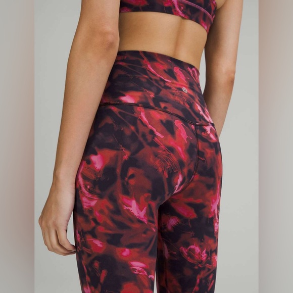 NWOT Lululemon Align High-Rise Crop 21" Intensity Pink Blossom Multi - Picture 4 of 8